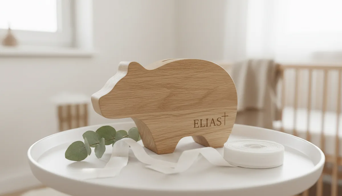 Tirelire de baptême : 12 modèles 2026, prix et conseils pour un cadeau symbolique