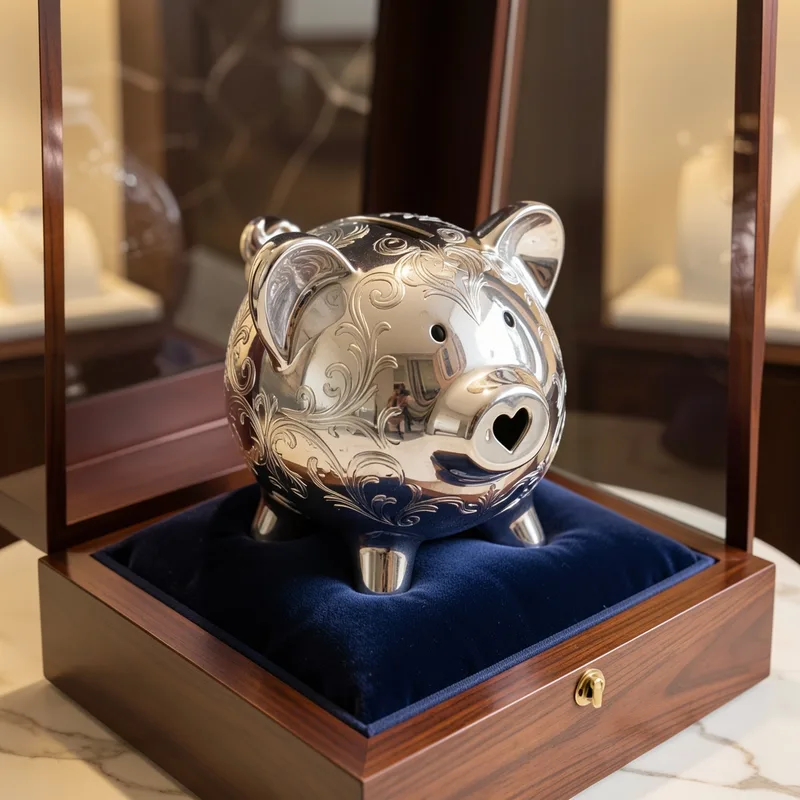 Tirelire en argent : modèles, prix et conseils pour un cadeau intemporel (2026)